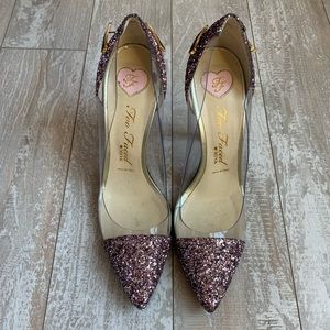 Two Faced ❤️MINK High Heels. Like New!!